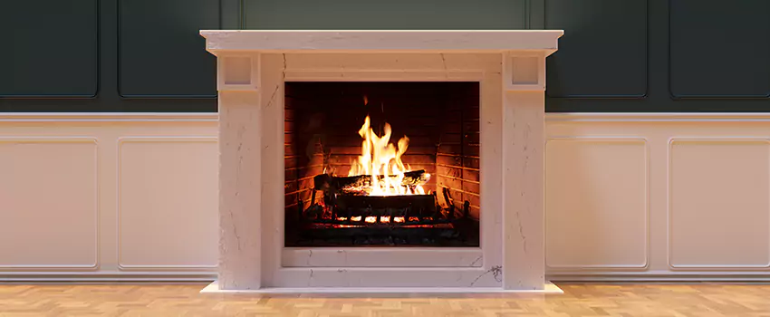 Open Flame Wood-Burning Fireplace Installation Services in Stamford, Connecticut