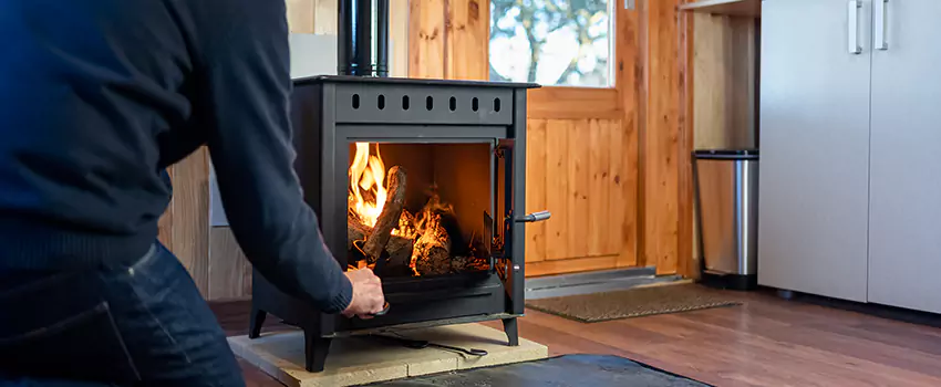 Open Hearth Wood Fireplace Installation in Stamford, CT