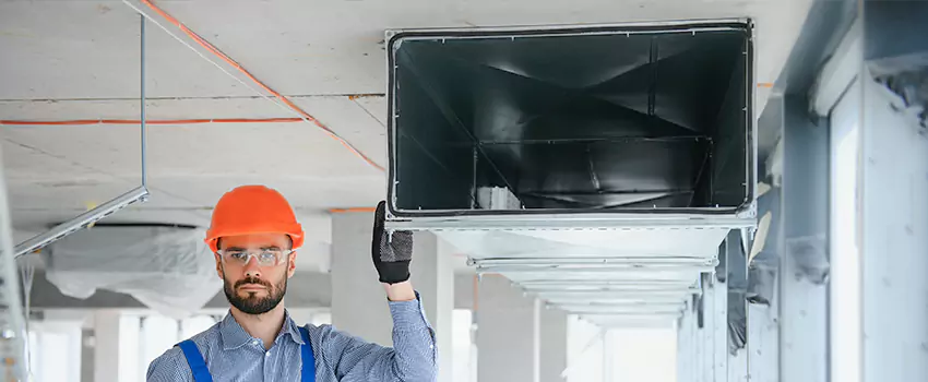 Clogged Air Duct Cleaning and Sanitizing in Stamford